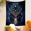 "Celestial Deer with Mystic Antlers" Patterned tapestry home decor, suitable for bedroom and living room, gift