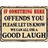 Vintage Metal Sign 8x12 Inch Funny Kitchen Bar Garage Retro Tin Poster With Holes