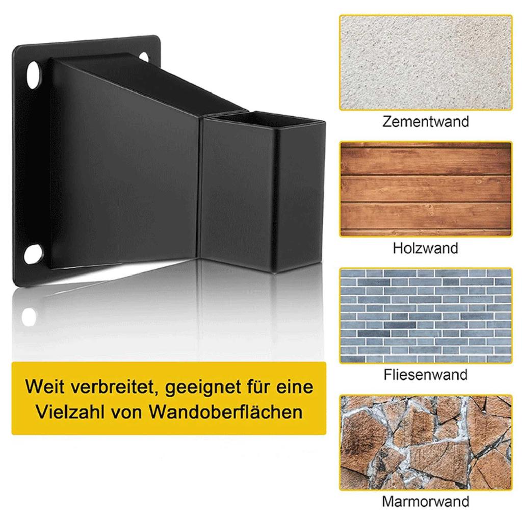 Wandmontierte Markisenstütze mit Schrauben Spreizdübel Metallstütze Ersatzteile für Markise Außen Terrassenüberdachung Sha