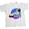 Homage 90s Horror Sci Fi Film Movie T Shirt for Halloween Miami Vice Fans