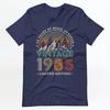 40th Birthday Shirt Cotton Short Sleeve Summer Casual Vintage 1985 Gift Tee for Women Men Friend 40 Years Old Graphic Tshirts