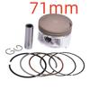 STD 70mm 1KH-11631-01-C0 Motorcycle Engine Piston Ring Kit for Yamaha TT225L TTR230TC TTR230PC XT225DC