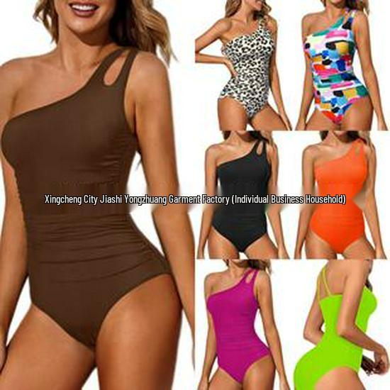 2025 Euro-American Chic Backless Solid Color Sexy Bikini