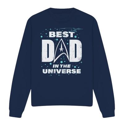 STAR TREK Moletom Unissex Adulto Melhor Pai do Universo Dia dos Pais