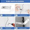 Crack Gauge Ruler Wall Crack Monitoring Record Accurate Crack Monitoring Record Tool Crack Monitors Gauge