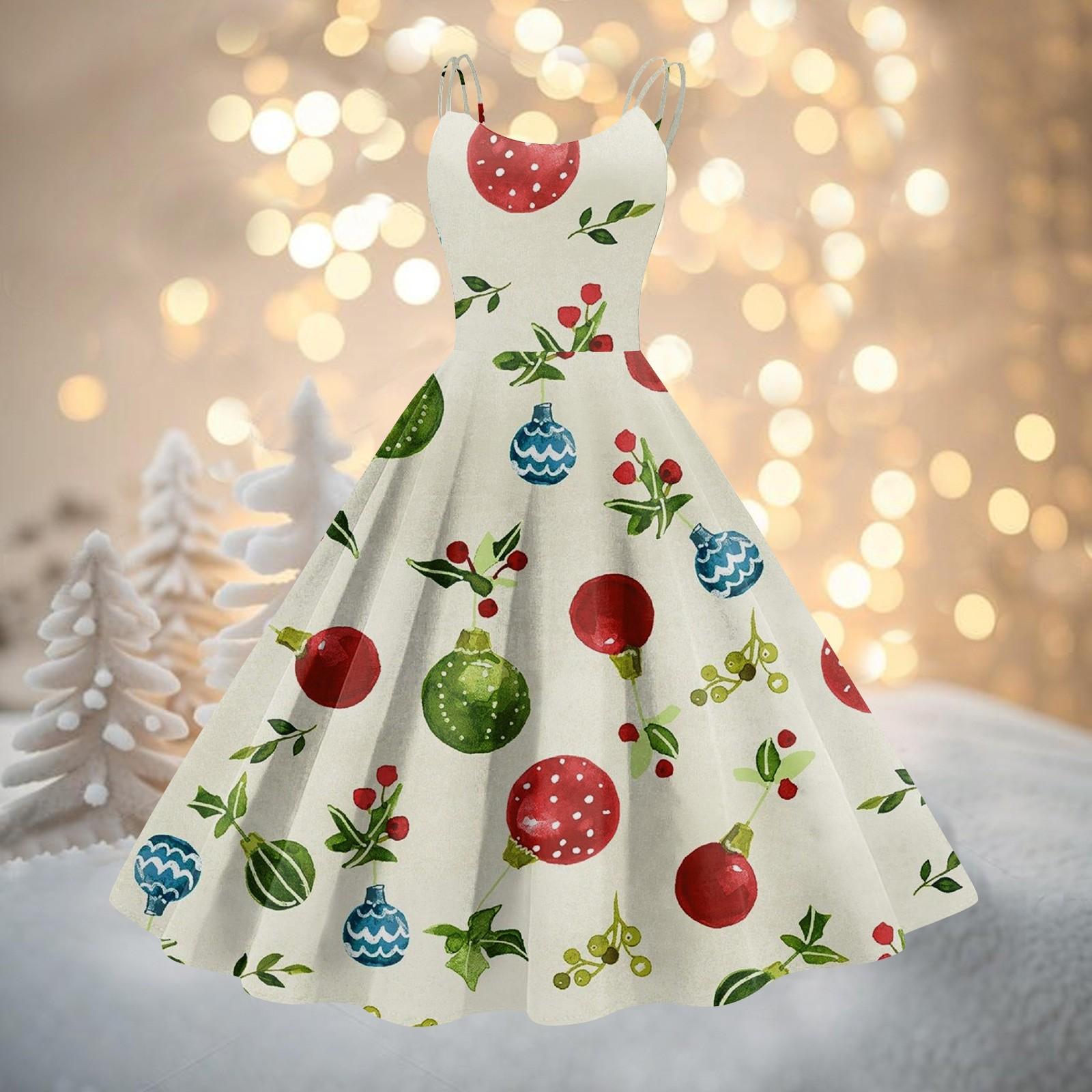 

Жіноча модна різдвяна сексуальна готична коктейльна сукня без бретелей у стилі панк, вінтажна сукня. S бежевий