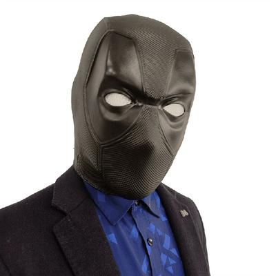 Maska Cosplay Hero Dead Czarna Lateksowa Pełna Głowa Wade Winston Wilson Kostium na Imprezę Maski Maska Cosplay Filmowa Dorosły Jeden Rozmiar