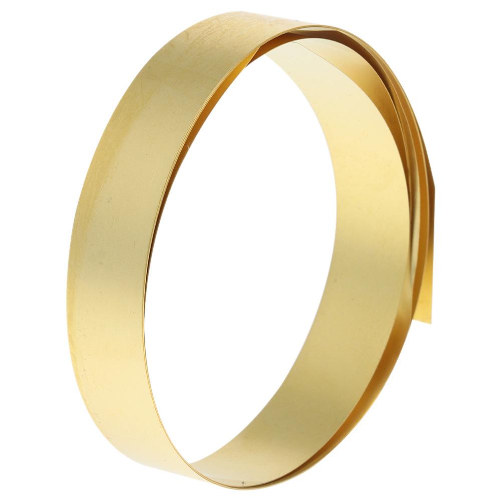 Freischneidende 1000mm x10mm Messingblechrolle Gelber Dünner Messingstreifen Metallfolienplatte Handwerk Metallbearbeitung