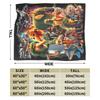 Italian Brainrot Al Generated Animals Blanket Fleece Textile Decor Gen Z Multifunction Ultra-Soft Throw Blanket Bed Rug Piece