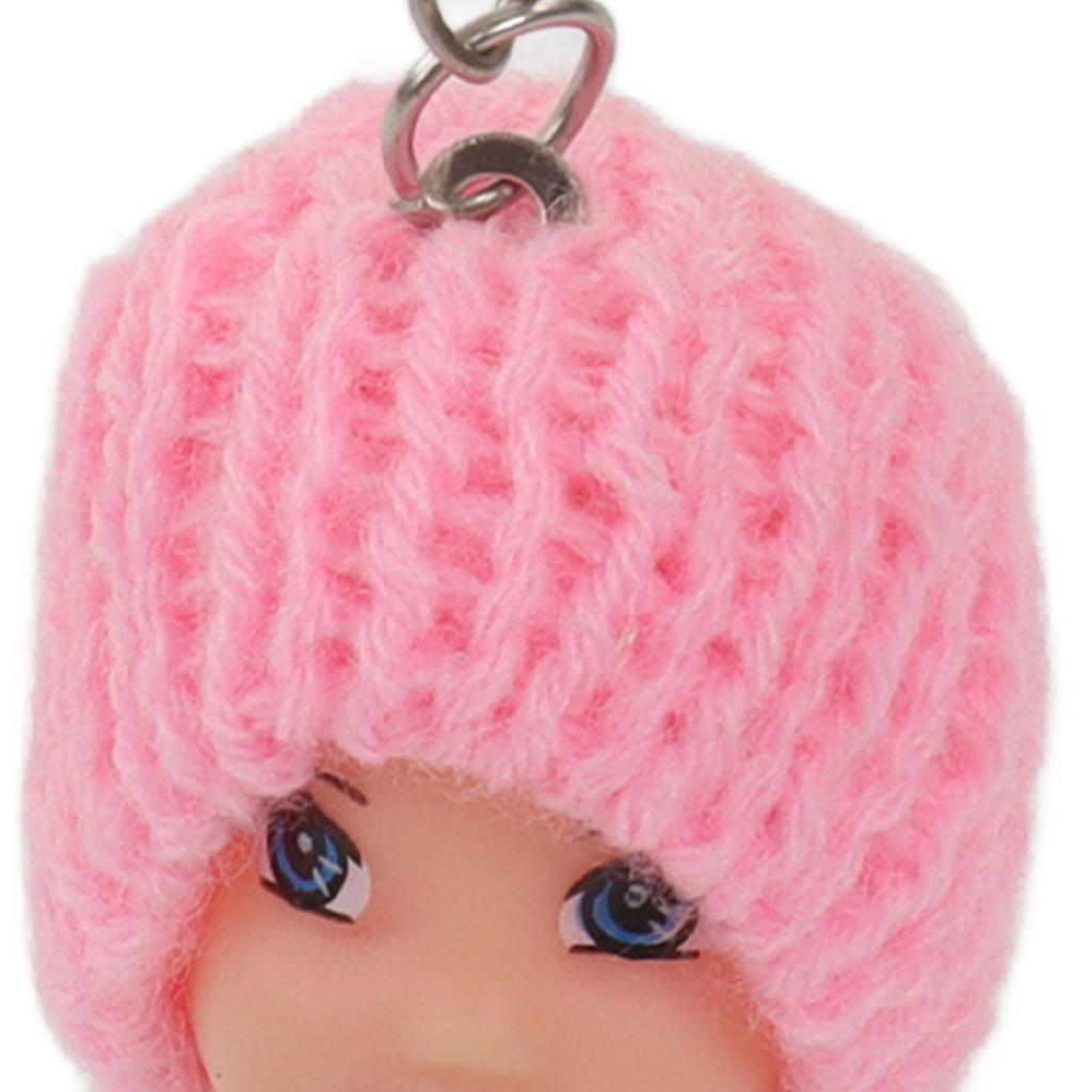 12 Pezzi Mini Portachiavi Bambola Adorabile Portachiavi Bambole Piccole Portatile Anello Portachiavi per Regalo di Compleanno
