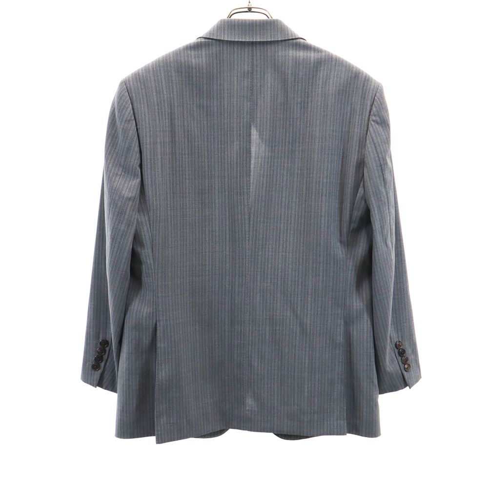 Lanvin Made In Japan Striped Pattern Wool Tailored Jacket COLLECTION Men's Used