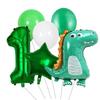 Crown Green Dinosaur Balloon Set for Children's Birthday Party Scene Decoration and Arrangement