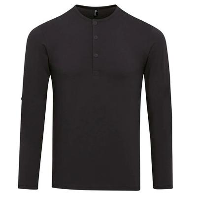 Premier Mens Long John Rolled Sleeves T-Shirt