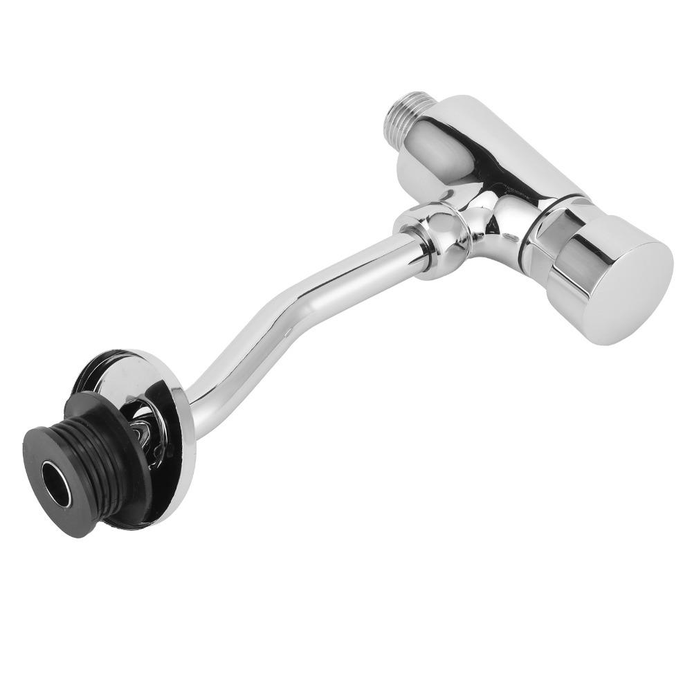 Wall Mounted Urinal Flush Valve Copper Flushing Tool Practical Manual Flush Valve  Toilet