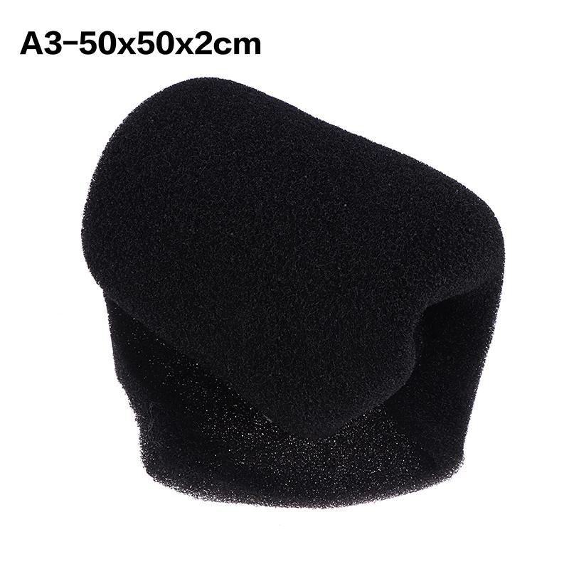 4 Sizes Black Filtration Foam Aquarium Fish Tank Biochemical Filter Sponge Air Filter Pad Skimmer Long Use Time Sponge