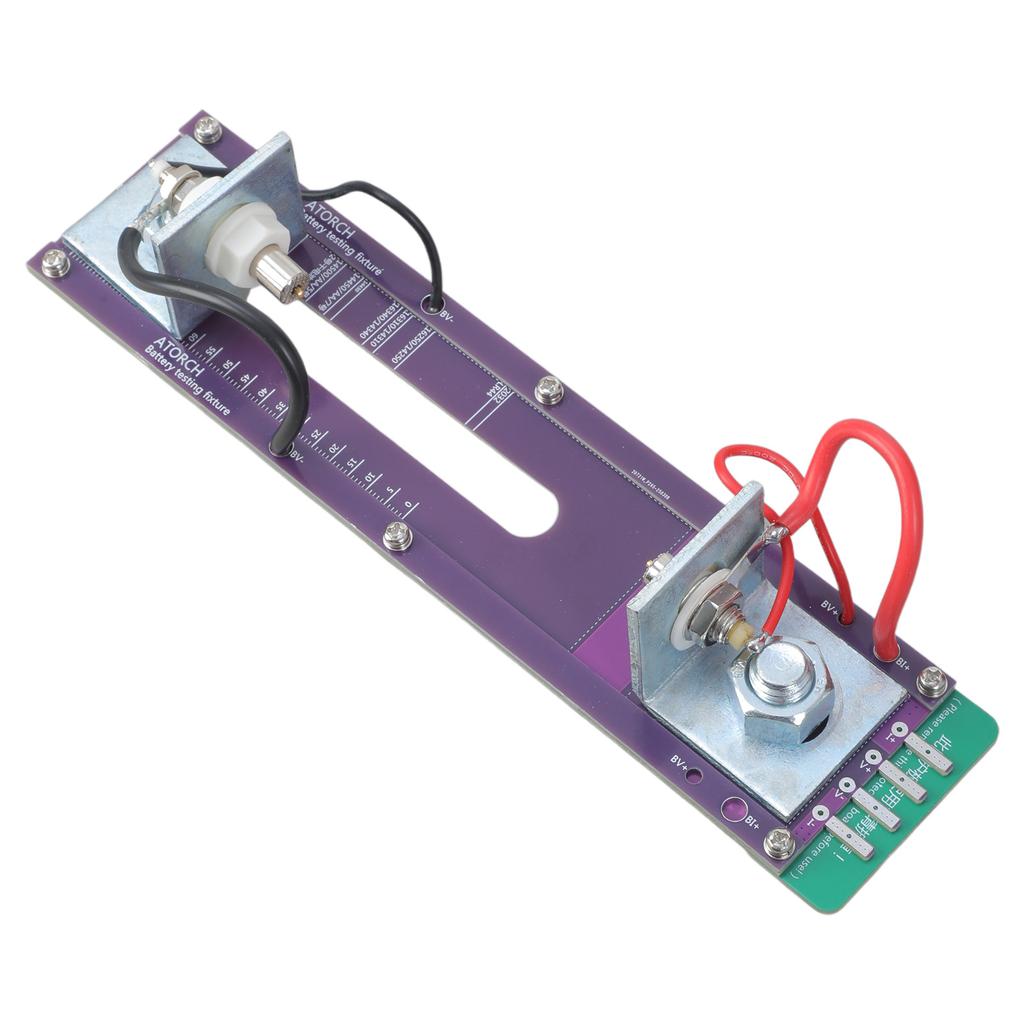 20A 4 Wire Battery Test Stand 18650 26650 Battery Resistance Capacity Tester Fixture Seat Detection Box Battery Holder