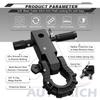 AUTMATCH Shackle Hitch Receiver with and Mega Shackles and Trailer Hitch Lock Vehicle Recovery Receiver Kit with a kg Break Matte Black Mega Shackle
