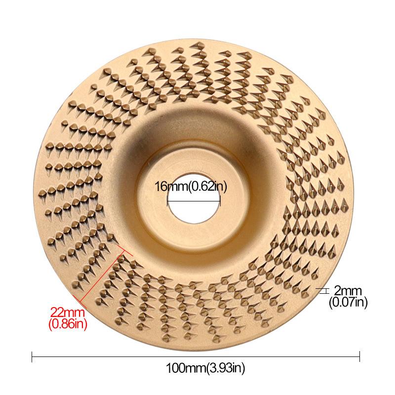 

1/3 шт. Деревообрабатывающий резьбовой круг Полировальный круг Универсальный шлифовальный диск Инструмент для придания формы дереву Абразивный диск 22 мм внутренний диаметр