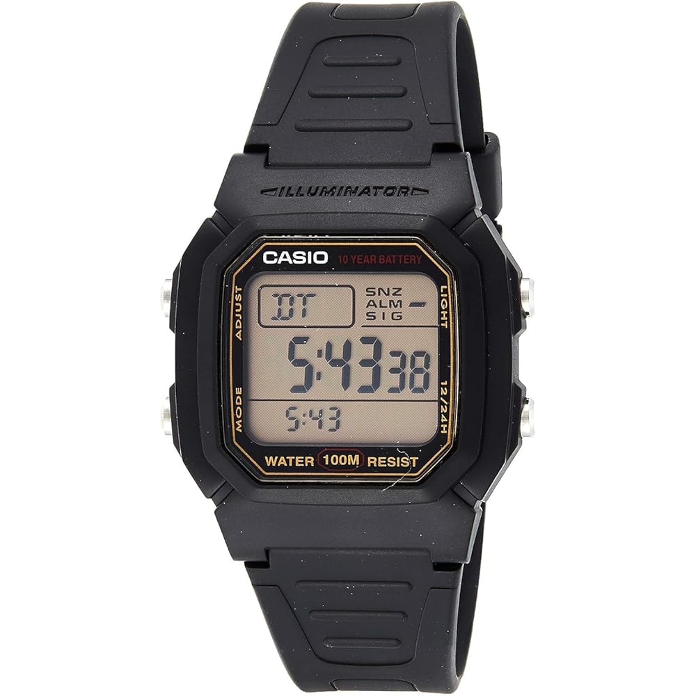 

Casio W-800HG-9A Men s Watch Gold Color Digital Waterproof Sports Timepiece
