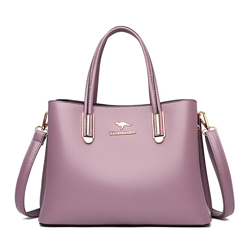 

Сумка через плечо для женщин Атмосферная большая вместительная сумка для женщин фиолетовый