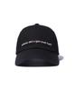 YOUHEE Lettering Ball Cap Black
