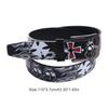 Skeleton Pattern Cross Casual Belt Accessories Female Waistband Korean Waist Strap PU leather Belt