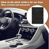 Unused Car Button Stickers Waterproof Glow-in-the-Dark Automobile Stickers Automobile Inner Accessories Circuit Panel Label For