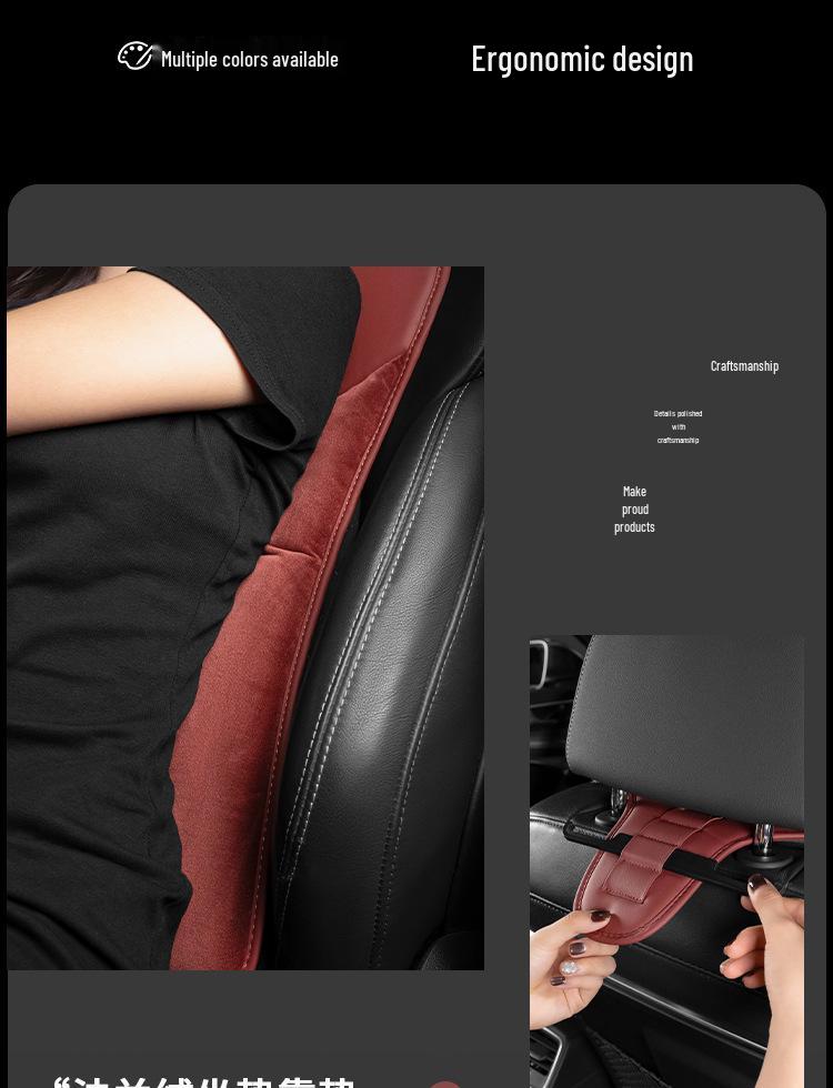 Winter Flannel Seat Cushions for Hongqi H5/HS5/HS3/H6/H9/E-HS9/HS7/HQ9 Cars