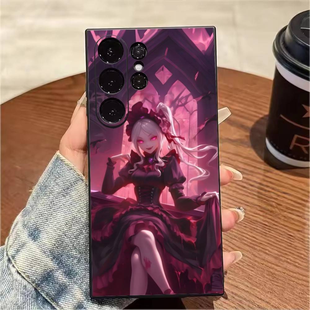 A-ALBEDO From Overlord-S Phone Case For Samsung S25,S24,S21,S22,S23,S20,Ultra,S26,Plus,Fe,Note,5G Black Cover