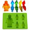 DIY Robot Silicone Candle Mold Creative Concrete Gypsum Chocolate Baking Mold Home Decoration Christmas Gift Craft Supplies