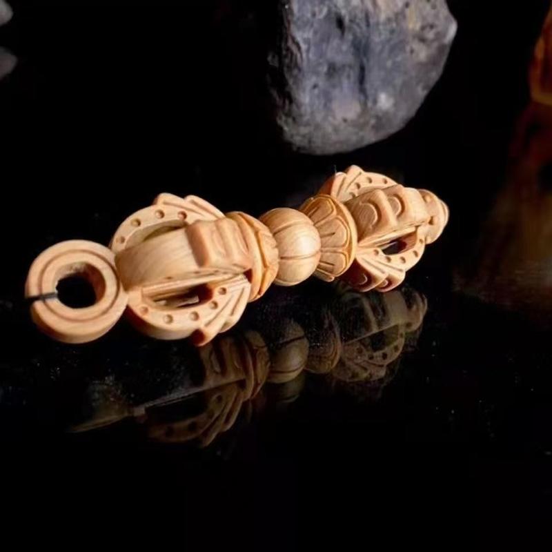 

резьба по дереву буддийский ритуальный инструмент декоративная маленькая модель буддийские молитвенные аксессуары уникальный тибетский культурный сувенир