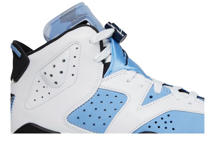 Kids' Sneakers Jordan 6 Retro UNC White (GS) University Blue/White-Black