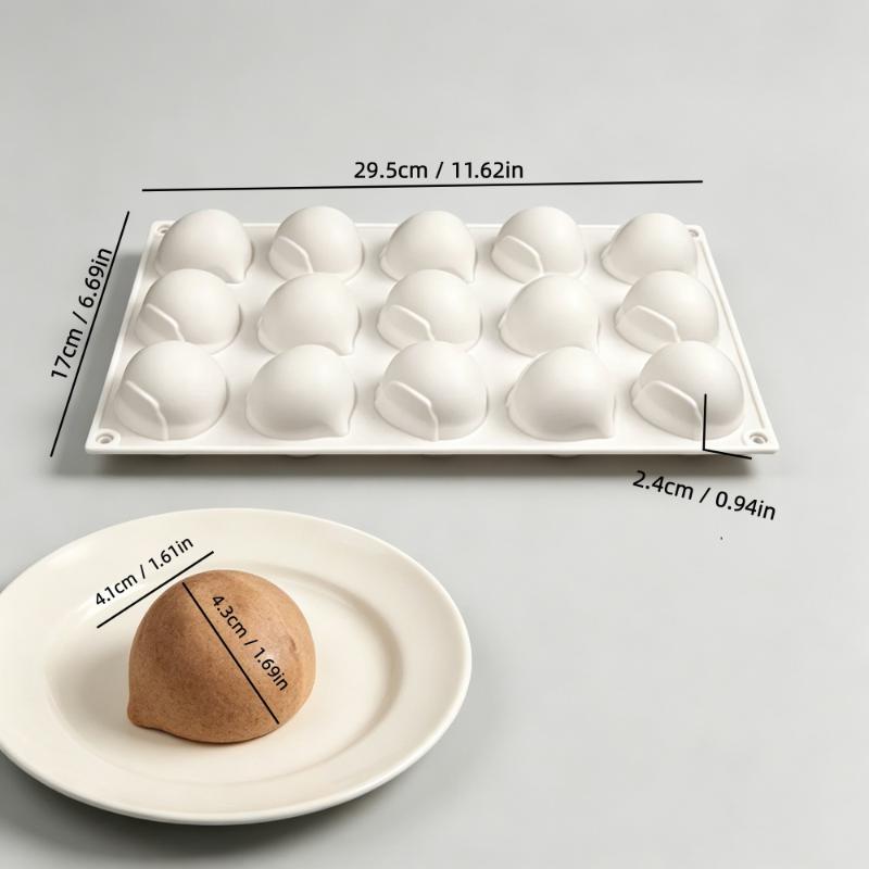 Stampo in Silicone a Forma di Arachidi Caffè Ceans per Torta Mousse Resistente alle Alte Temperature Facile da Sformare per Cottura Fai da Te Dessert