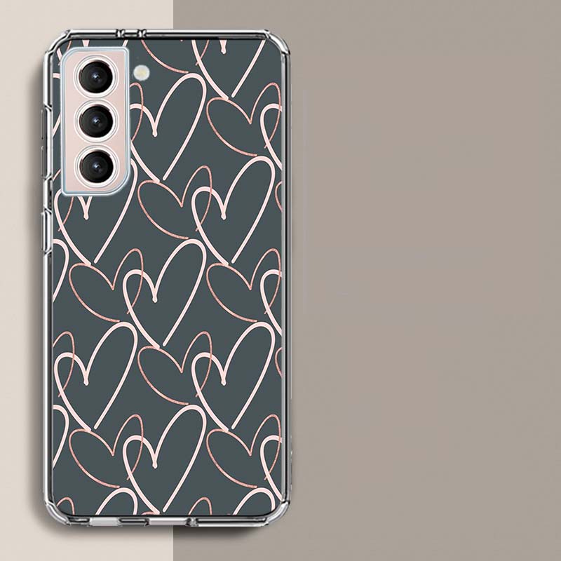 Love Your Heart Shape With Love Phone Case For Galaxy A14 A24 A34 A54 Samsung A02S A12 A22 A32 A42 A52 A72 A13 A33 A53 5G A03 A0