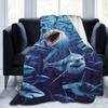 Blanket Shark Blankets Fleece Throw Blanket Ultra Soft Flannel Bed Blanket Warm Fuzzy Plush Blanket 50"X40"