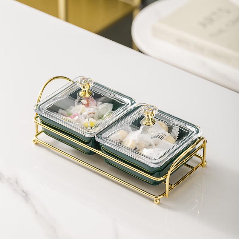 Creative Ceramic Divided Snack & Fruit Plate Set