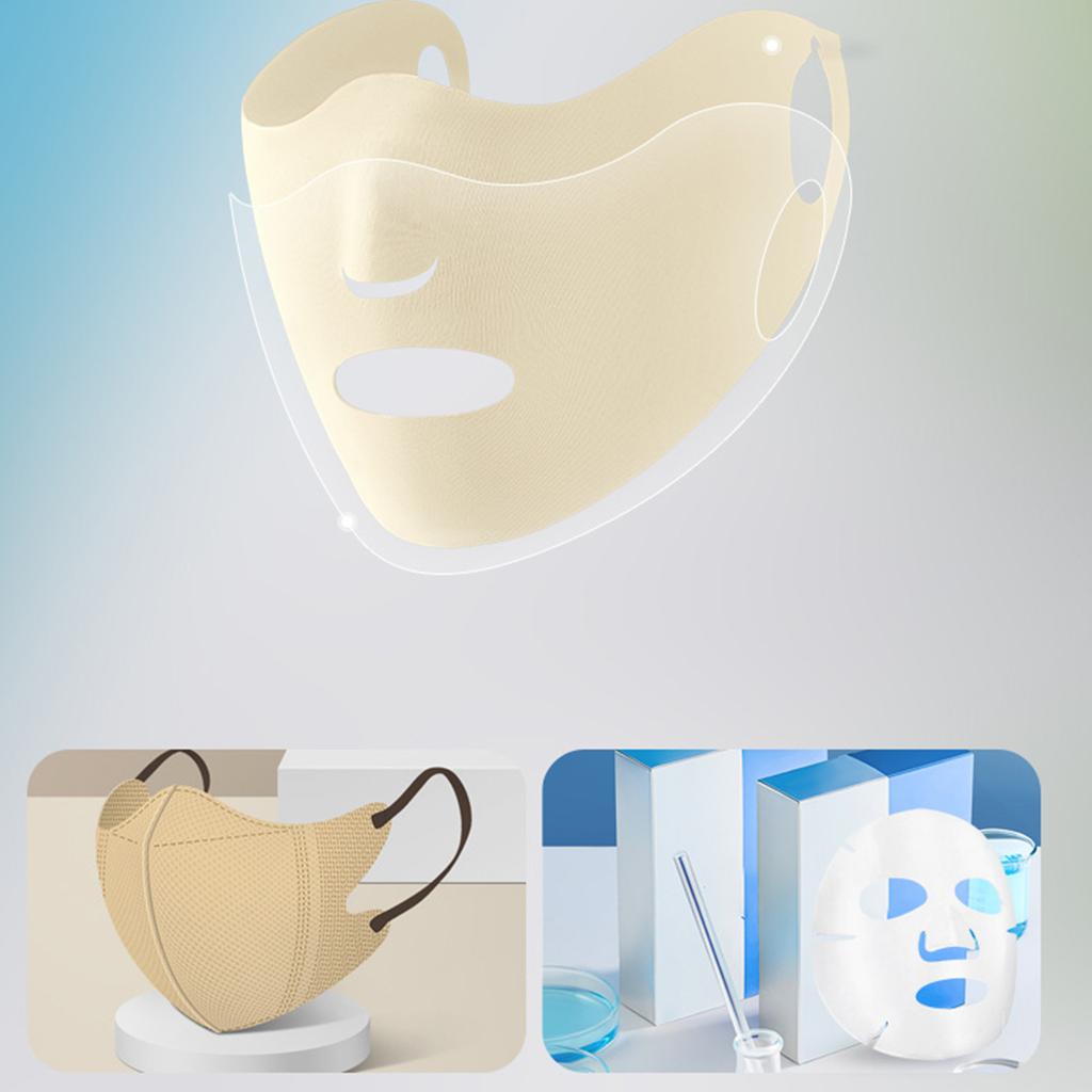 Breathable Women Golf Mask Summer Sun Protections Face Cover Ice Silk Face Mask for Cycling Run Outdoor Sports
