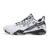 Li-Ning Pantofi de badminton profesionali cu absorbție a șocurilor, rezistenți la uzură, cu suport pentru recul, cu talpă joasă, unisex, alb negru AYAR015-1