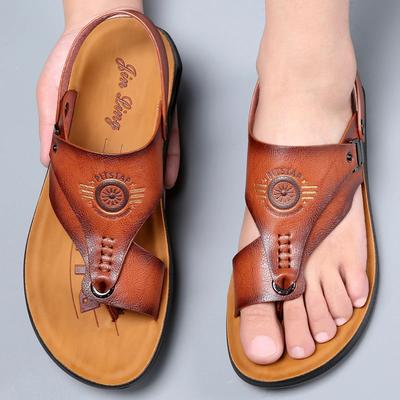 Mote Flip-flops Menn Sommer Utendørs Strand Sandaler Nye Myksålede Herreslippers Sklisikre comfor Menn sandalias chanclas hombre