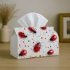 1pc Party Tissue Box, Christmas Cute, Multifunctional Tissue Holder, Santa Gift Purple, Outdoor Party Supplies, Everyday Desktop Tissue Storage Box, S