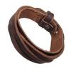 Bracelet Multi-layer Personality Faux Leather Punk Braided Bracelet for Daily Life