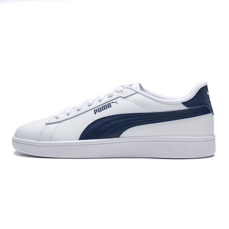 Puma Smash 3.0 Versatile Comfortable Durable Low-Top Sneakers Unisex Sneakers White Blue 390987-28