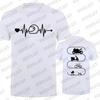 Men T-Shirt Motorcycles Evolution ECG Graphic Y2k Tops Funny Hip Hop Streetwear Two-sided Short Sleeve Tees Oversized Clothing