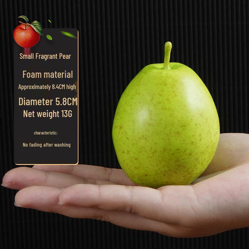 Plastic Apple Fruit and Vegetable Teaching Aid Prop Figurine for Early Education Display