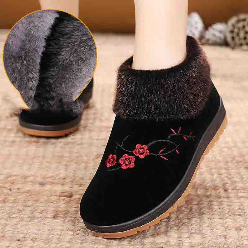 Women's Shoes Women's Plus Velvet Warm and Comfortable Boots Soft-soled Non-slip Winter Cotton Shoes