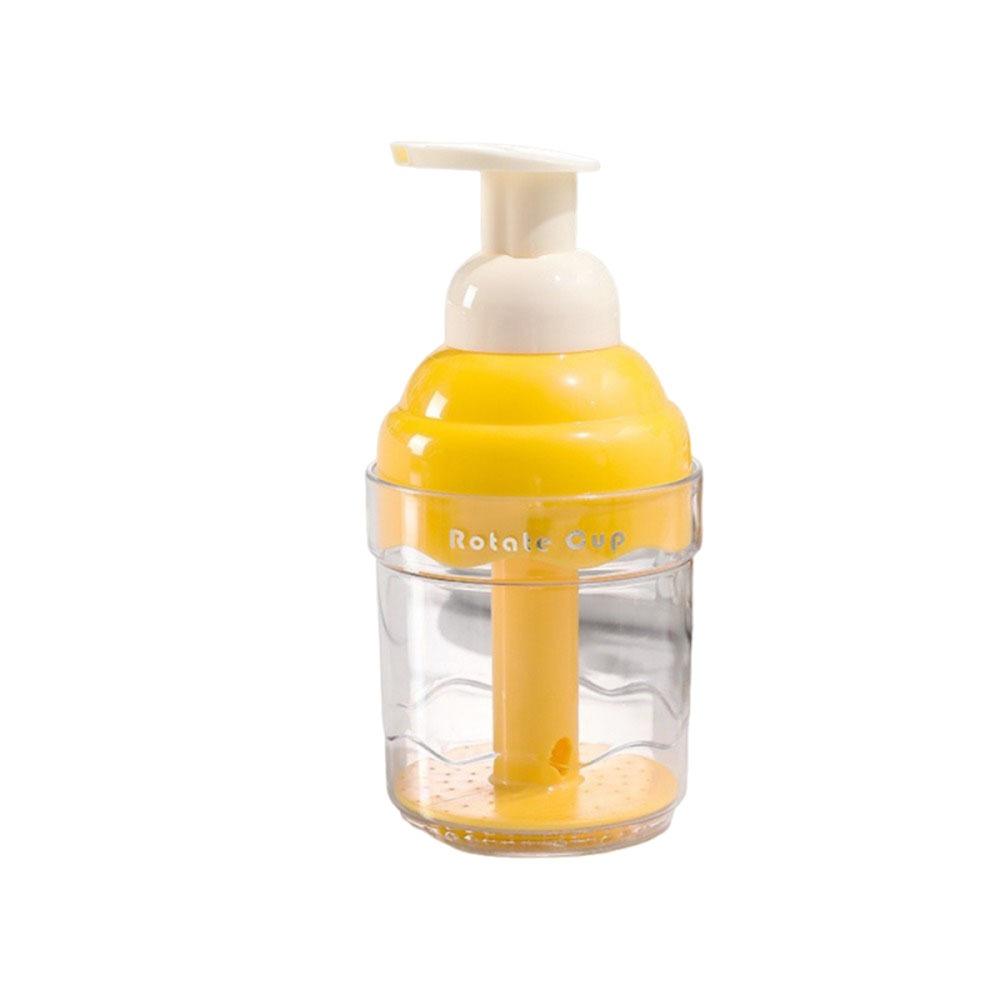 Refillable Feature Mousse Foaming Bottle Empty Design Manual Foam Dispenser  Face Wash Application жёлтый