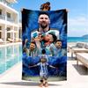 World Cup Celebration Messi Beach Towel, Quick-drying, Easy To Care For, Suitable for Both Fitness and Beach Vacations,Sports Essential