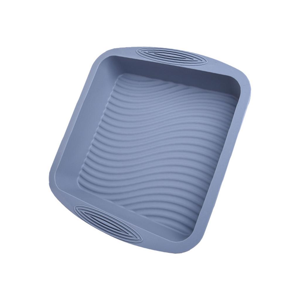 Long Lasting Wavy Grain Homemade High Temperature Resistant Silicone Cake Making Mold Tray Mould Kitchen Gadgets Baking Pan