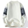Hot Sale, Autumn and Winter New Printed Crew Neck Sweater Bottom Knitted Sweater Large Size Loose Sweater