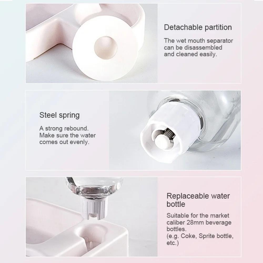 Corner Dog Bowl Pet Automatic Feeder Animal Water Drinking Large Capacity Dispenser High Appearance Level Feeding Basin